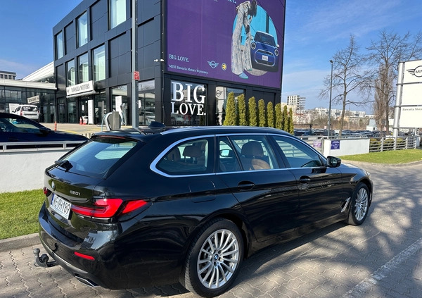 BMW Seria 5 cena 169900 przebieg: 74900, rok produkcji 2020 z Warszawa małe 781